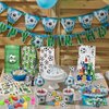 XIPEGPA 146 PCS Soccer Party Favors Soccer Birthday Party Supplies with Soccer Themed Bags Erasers Whistle Stickers Slap Bracelets Keychains for Football Sport Party Favors Goodie Bags Decorations