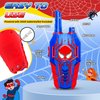 Spider Walkie Talkies Toys: 3 Pack Kids Walkie Talkies Christmas Birthday Gifts for 3 4 5 6 7 8 9 10 Year Old Boys Girls Toddler Outdoor Camping Toy 2 Way Radio Toy for Boy Kid Age 3-4 4-6 5-7