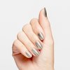 OPI Infinite Shine Long-Wear Bright Metallic Finish Opaque Gray Nail Polish, Up to 11 days of wear & Gel-Like Shine, Work From Chrome, 0.5 fl oz