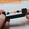 AUTOVIC HO Slot Cars Wheel Hub Gear Press Plus Rear Wheel Hub Puller Tool for Most Common machined Delrin hubs Ho Slot Car Tools Package