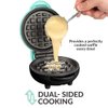 MyMini Waffle Maker, Teal, On The Go Meals, Easy to Use, Compact