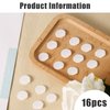 16pcs Silicone Membrane Replacement for Medela, BPA Free Breast Pump Parts Spare Accessories for Manual and Electric Breast Pump (White)