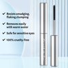 SPRINGSKY Black Curling Iron Mascara - Wand Metal Rod Mascara Lash-Lifting & Volumizing, Smudge Proof & Long Lasting Eyelash Makeup