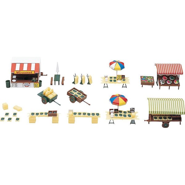 Faller 180582 Market Stands & carts Scenery and Accessories
