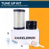 RARELEMON 796031 Air Filter Tune Up Kit, Compatible with Briggs and Stratton 591334 492932 696854; John Deere D100 D110 D125 D130 D140; Husqvarna YTH22V46 YTH24V48 YTA22V46; Lawn Mower Oil Filter