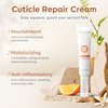 modelones 15ML Cuticle Cream, Ultra-Hydrating Nail Care Organic Jojoba Oil Vitamin E, Cuticle Repair Treatment Non-greasy Repair Dry Cracked Cuticles