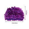 WINOMO Swim Cap Floral Petal Stylish Swimming Hat Bathing Caps for Women (Purple)