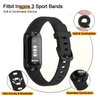 Meliya for Fitbit Inspire 3 Bands Women Men, Soft Silicone Adjustable Wristband Replacement Sport Straps Compatible with Fitbit Inspire 3 Fitness Tracker (Black)
