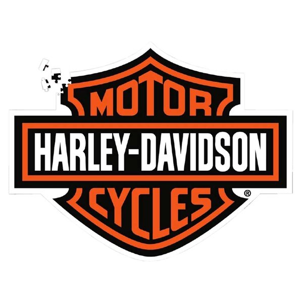 Harley-Davidson® Bar & Shield Logo Shaped Puzzle - 571 Pieces, 24.5 x 19 inches