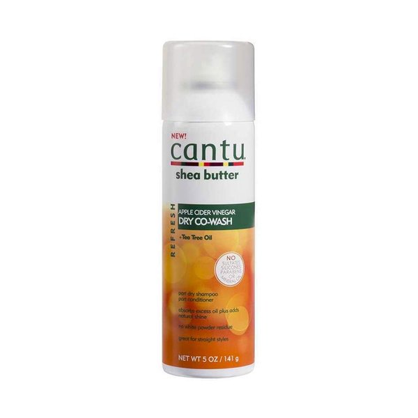 Cantu Refresh Dry Co-wash with Apple Cider Vinegar and Tea Tree Oil, 5 Ounce