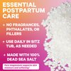 Pink Stork Postpartum Sitz Bath Soak: Dead Sea Salt for Perineal Care & Cleansing, Postpartum Recovery, Labor and Delivery Essentials, Women-Owned, Unscented, 16 oz