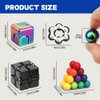 Fidget Spinner Pad Controller Infinity Cube Flippy Roller Chain Toy Pack for Adults, Metal Finger Hand Spinners Sensory Toys Cool Gadget Stress Anxiety Relief Birthday Gift Party Favor