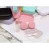 KISEER 6 Pack Colorful Contact Lens Case Travel Kit Contact Box Holder Soak Storage Container with Mirror Bottle Tweezers Stick Remover Tool