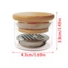 Nail Brushes Washing Cup Acrylic Nail Brush Cleaner Dappen Dish with Lid Easy Cleaning Portable Mesh Layered Nail Art Brush Washer for Nail Sequins Glitter Powder Nail Tools Nail Art Brushes Clean Cup