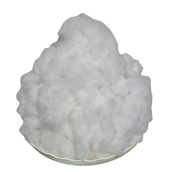 Polyester Fiber Fill Pure White High Resilience PP Cotton Stuffing for DIY and Crafting Dolls Clothing Pillow Cushion Comforter Christmas Decoration (0.22, Pounds)