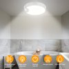DEEPLITE Battery Ceiling Light Motion Sensor Rechargeable Wireless Shower Light with Remote,5500K 8000mAh,Timing,7.8in Motion Activated Overhead Lighting for Closet Bathroom Hallway Porch