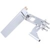 Hobbypark 110mm Aluminum RC Boat Rudder with 4mm Shaft Axle Strut Mount Bracket Kit Holder,Dual Water Pickup