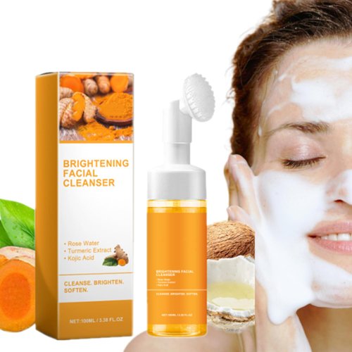 YG LianKai Turmeric Facial Cleanser, Turmeric Facial Wash, Turmeric Face Wash, Glo Mi Turmeric Facial Cleanser,Turmeric Foaming Cleanser for All Skin