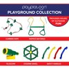 Play Platoon Playground Safety Handles, 2 Pack - Blue Grab Handle Bars for Outdoor Jungle Gym or Swing Set