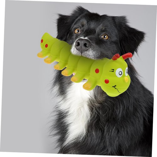 Milisten Dog Chew Toy Caterpillar Squeaky Toy Dog Chewing Toys Puppy Chew Toy Animal Squeaky Toys Puppy Squeaky Toy Dog Animal Squeaky Toy Latex Dog Toys Dog Squeaky Toys Emulsion Small Dog