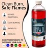 Hyoola Candles Liquid Paraffin Lamp Oil - Red Smokeless, Odorless, Ultra Clean Burning Fuel for Indoor and Outdoor Use - Highest Purity Available - 32oz