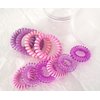 Cute Candy Jelly Transparent Color 10pcs 3.5/5.5cm Set Spiral Hair Tie, Coil Elastics Hair Ties, Telephone Wire Hair Band, Ponytail Holder Coil Bands, Hair Rope Scrunchie, Korean Style Hair Ring Hair