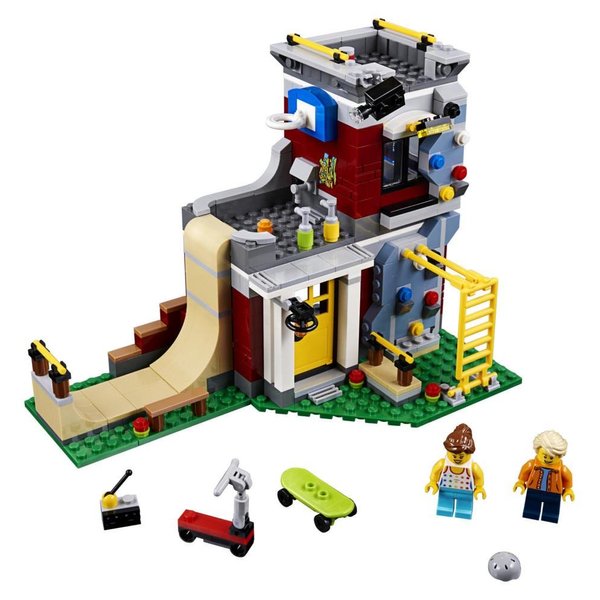 LEGO Creator 3in1 Modular Skate House 31081 Building Kit (422 Piece)