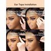 UNICE 12 inch Loose Wavy Short Bob Wigs human Hair Chestnut Brown 13x4 HD Lace Front Glueless Wigs Human Hair Pre Plucked Pre Cut Lace Bleached Knots Ready to Wear Wig