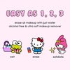 MakeUp Eraser, 7-Day Set, Erase All Makeup With Just Water, Including Waterproof Mascara, Eyeliner, Foundation, Lipstick, and More, Hello Kitty and Friends