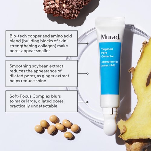 Murad Targeted Pore Corrector - Skin Smoothing Treatment and Pore Minimizer, Formulated to Reduce The Look of Pores and Help Balance Oily Skin to Reduce Shine - 0.5 FL OZ