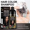 3 in1 Black Hair Dye Shampoo,Hair Color Shampoo For Men & Women, Professional & Safe black Hair Dye,Natural Herbal Ingredients,For Home and Salon Use(Natural Black)