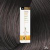 One N' Only Demi Permanent Hair Color - Permanent Hair Dye Made with Argan Oil - Delivers Rich, Accurate Tones with Gray Coverage - Improves Moisture & Elasticity - 3N Dark Natural Brown (3 oz)
