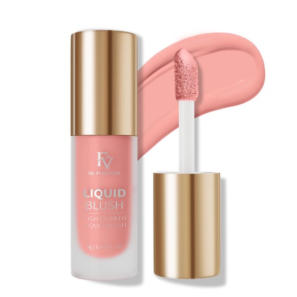 FV Liquid Blush, Long Lasting & Blendable Cream Blush for Cheeks, High Pigmented Dewy Blush Makeup, Buildable Face Blushes for Healthy Natural Finish (Believe)