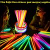 [ Super Bright ] 120 Pack Glow Sticks Bulk Party Supplies Glow In The Dark Party Favors Glow Sticks Necklaces Bracelets with Connectors 8" Glowsticks Light Up Toys Party Pack for Birthday Concerts