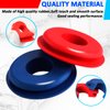 KOOTANS 80pcs Glad Hand Seals Rubber Truck Glad Hand Seal, Air Hose Glad Hands Grommets Round Gaskets for Semi Trucks Trailers Tractors, Parts Number 10028 (40pcs Red, 40pcs Blue)