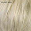 EMMOR Short Platinum Blonde Human Hair Wigs for Women Blend Pixie Cut Wig With Bang,Natural Daily Use Hair (Color 600#)