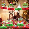 9pcs Christmas Table Decorations,Whoville Christmas Decorations Christmas Honeycomb Centerpieces Christmas Birthday Party Decorations Green Monster Theme Decorations Christmas Party Supplies