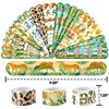 48 PCS Cheetah Party Favors 24PCS Tattoos Sticker and 24PCS Slap Bracelets Wristbands Perfect for Themed Birthday Baby Showers or Classroom Rewards Ideal Decor and Gifts for Girls and Boys