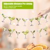 2pcs Martini Party Banner, Pre-Strung Martini Party Decorations Diverse Style Martini Glass Banner Espresso Martini Garland for Birthday Bachelor Wedding Engagement Shower Party Supplies