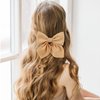 inSowni 6 Pack Solid Ponytail Big Bow Alligator Hair Clips Duckbill Barrettes Hair Bows Accessories for Women Girls Teens