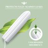 Organyc 100% Certified Organic Cotton Tampons, No Applicator, Super, 16 Count, White