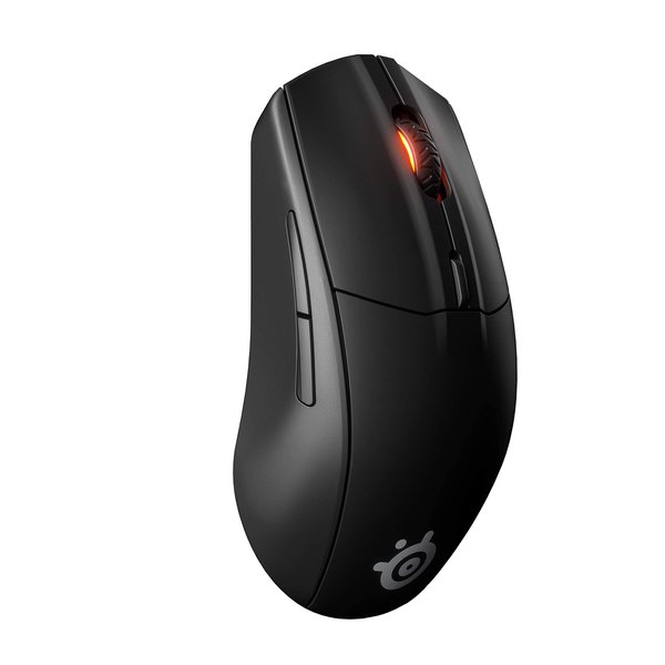 SteelSeries Rival 3 Wireless Gaming Mouse – 400+ Hour Battery Life – Dual Wireless 2.4 GHz and Bluetooth 5.0 – 60 Million Clicks – 18,000 CPI TrueMove Air Optical Sensor,Black