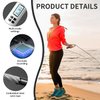 2-in-1 Cordless Skipping Rope With Counter Ropless Skipping Rope with Counter Smart Digital Gravity Ball Jump Rope with LCD Display Jumping Rope for Adult Kids Fitness