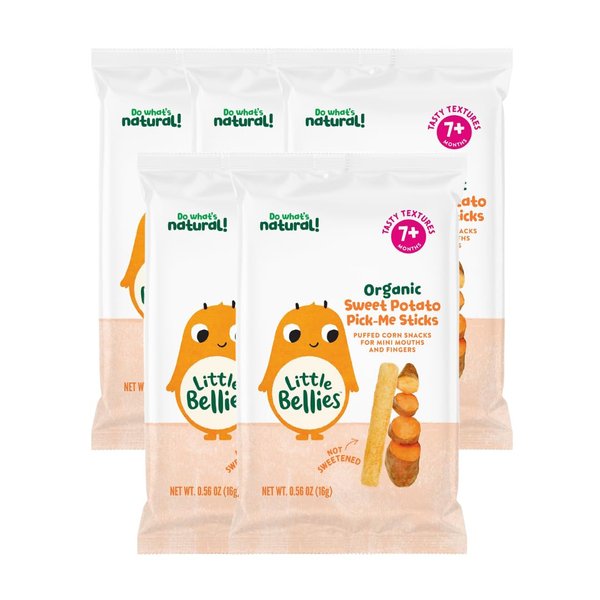 Little Bellies Organic Sweet Potato Pick-me Sticks - Pack of 5