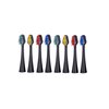 Pursonic 8 Pack Replacement Brush Heads for Pursonic Models S420,S430,S450,S620,S625, Black