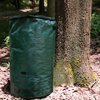 Compost Bin Bags 34 Gallon, Garden Compost Bags Outdoor Reusable,Organic Waste Garden Yard Compost Bag Collapsible Leaf Lawn Bags Gardening Container (Green 1pc)