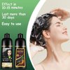 Hair Dye Shampoo 3 in 1, Blonde Brown Hair Dye 16.9 FL Oz, Blonde Brown Hair Shampoo, Semi-Permanent Hair Dye Shampoo, Easy To Use, Effect in 5 Minutes, Lasts 30 Days Hair Color Shampoo (blonde brown)