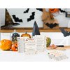 Halloween Friendly Feud Game, Family Feud Quiz, Feud Trivia Quiz Baby Shower Game for Family Activity (12 Question Cards & 3 Final Round Cards) Halloween Party Games Decorations Supplies-SG1
