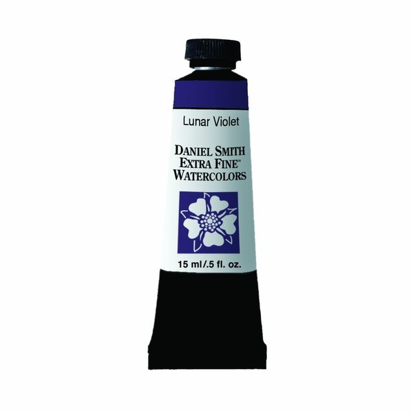 DANIEL SMITH Extra Fine Watercolor 15ml Paint Tube, Lunar Violet, 0.51 Fl Oz (Pack of 1)