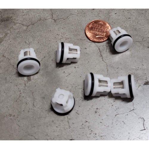 AR ANNOVI REVERBERI AR2233 Replacement Pressure Washer Valve Kit, RMW Series Pumps, EZ Start, Black, 6 Pack